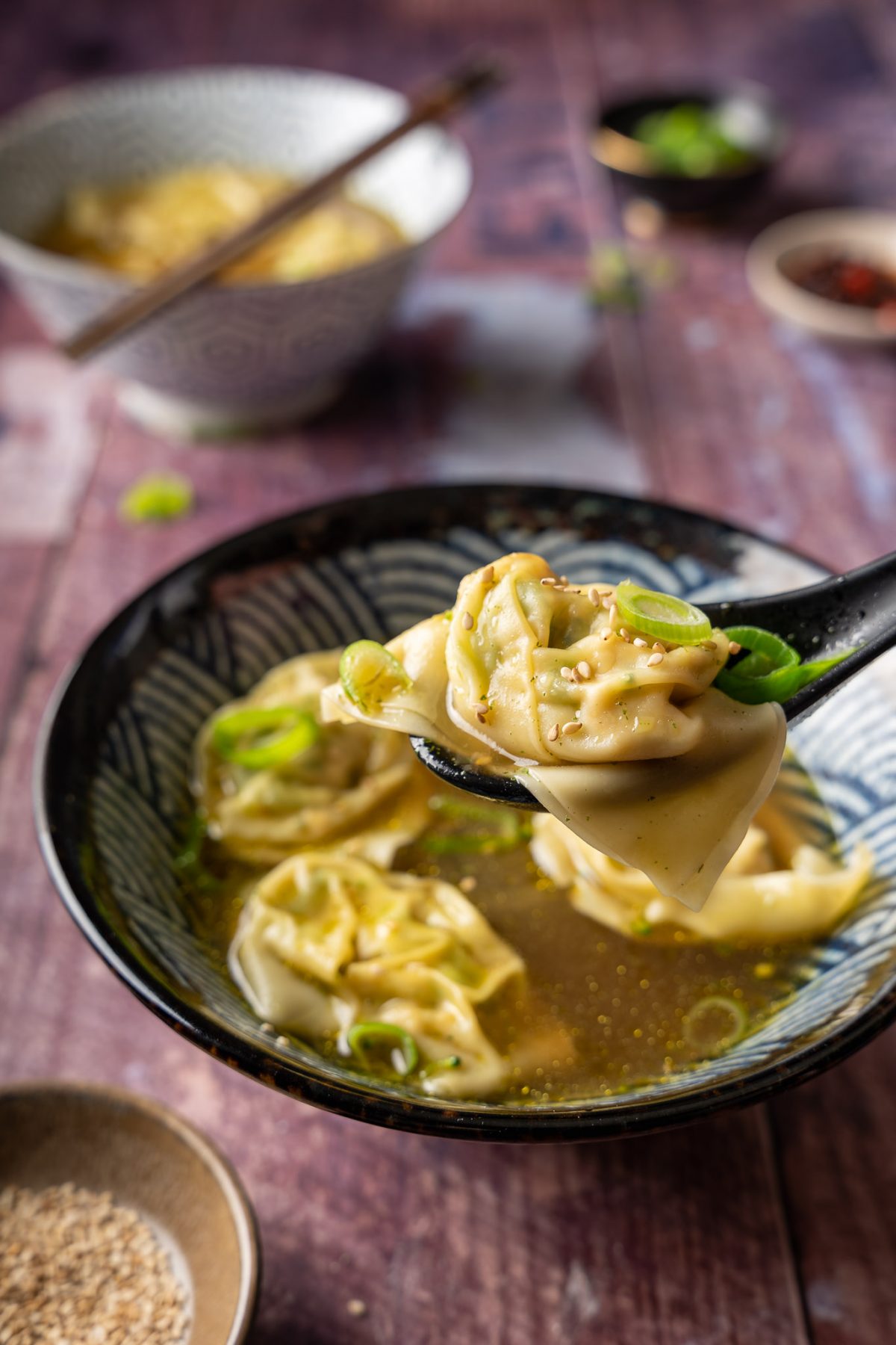 Vegetarian Wonton Soup Delizzious Food Fotografie en Styling Amsterdam