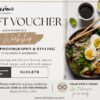 Gift Voucher voor een kleinschalige groepsworkshop Food Fotografie & Styling in Amsterdam