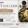 Gift Voucher voor een Groeps workshop Food Fotografie & Styling van 4 uur in Amsterdam bij Delizzious